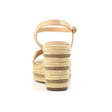 Lunar Amanda Wedge Sandal In Beige