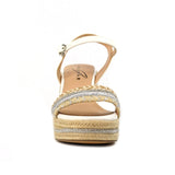 Lunar Amanda Wedge Sandal In White