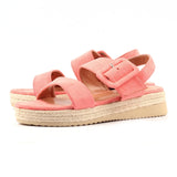 Lunar Amelia Platform Sandal In Coral