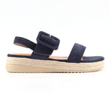 Lunar Amelia Platform Sandal In Navy