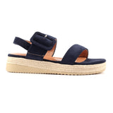 Lunar Amelia Platform Sandal In Navy