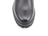 Heavenly Feet Foxtail Knee Length Boot in Black