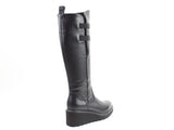 Heavenly Feet Foxtail Knee Length Boot in Black