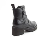 Heavenly Feet Sultan Black Heeled Ankle Boot
