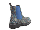 Heavenly Feet Zeta Meadow in Blue Velour