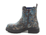 Heavenly Feet Zeta Meadow in Blue Velour