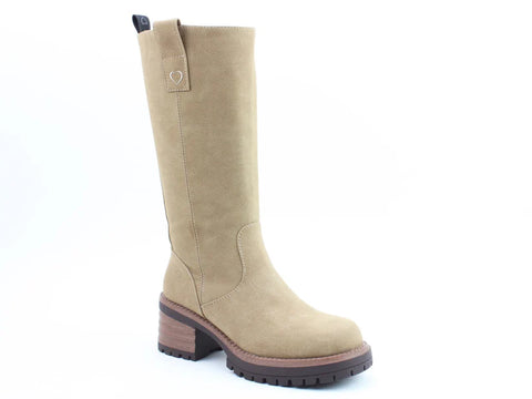 Heavenly Feet Evelina Below Knee Boot in Camel