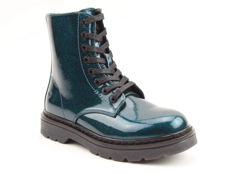 Heavenly Feet Justina Ankle boot in Ocean Glitter