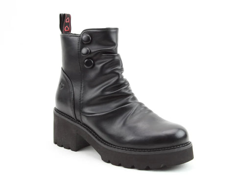 Heavenly Feet Sultan Black Ankle boot
