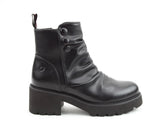 Heavenly Feet Sultan Black Heeled Ankle Boot