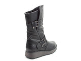 Heavenly Feet Hannah 3/4 Length Boot in Black