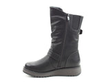 Heavenly Feet Hannah 3/4 Length Boot in Black