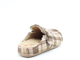 Heavenly Feet Pixie Slippers in Pink Check