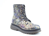 Heavenly Feet Eva Ankle Boot in Purple