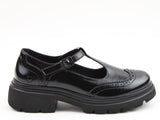 Heavenly Feet Cradle Mary Jane Style Shoe In Black