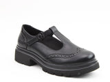Heavenly Feet Cradle Mary Jane Style Shoe In Black