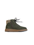 Marco Tozzi Lace up Ankle Boot with Zip in Khaki 