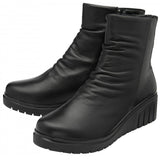 Lotus Adlee Wedge Ankle Boot in Black