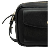 Lotus Vardy Black Leather Camera Bag