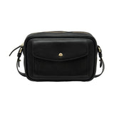 Lotus Vardy Black Leather Camera Bag