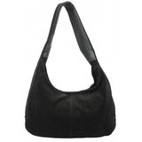 Lotus Francia Black Suede Bag