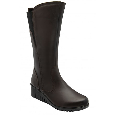 Lotus Fitzgerald Calf length Brown Leather Boot