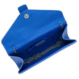 Lotus Aletta Cornflower Blue Suede Occasion Bag