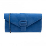 Lotus Aletta Cornflower Blue Suede Occasion Bag