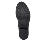 Remonte Black Leather Chelsea Style Ankle Boot