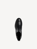 Tamaris Black Leather Ankle Boot