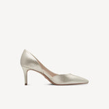 Tamaris Champagne Court Shoe/Heeled Pump