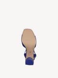 Tamaris Royal Blue Leather Heeled Sandal