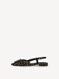 Tamaris Leopard Combination Sling-Back Pump