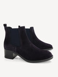 Tamaris Navy Suede Ankle Boot