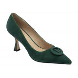 Lotus Henley Emerald Suede Court Shoe