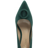Lotus Henley Emerald Suede Court Shoe