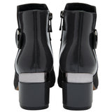 Lotus "Kirsty" Block Heeled Ankle Boot in Grey