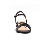 Lunar Jen Black Block Heeled Sandal