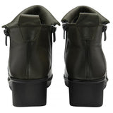 Lotus "Cordelia" Khaki Leather Ankle Boot