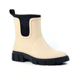 Lunar "Lake" Ankle Wellington in Cream