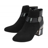 Lotus Kirsty Black Heeled Ankle Boot