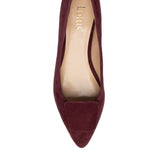 Lotus Quinn Bordeaux Suede Low Heel Pump