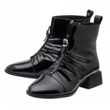 Lotus Tarni Black Patent Ankle Boot