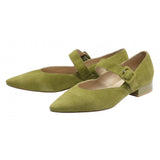 Lotus Verbena Mary Jane Shoes in Citronelle