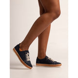 Lunar Maddison Blue Suede Plimsoll