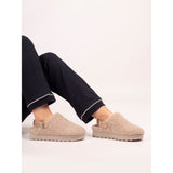 Lunar Naples Mule style Slipper in Beige