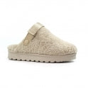 Lunar Naples Mule style Slipper in Beige
