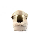 Lunar Naples Mule style Slipper in Beige