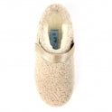 Lunar Naples Mule style Slipper in Beige