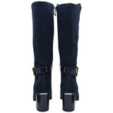 Lotus Harwin Navy Heeled Knee Boot